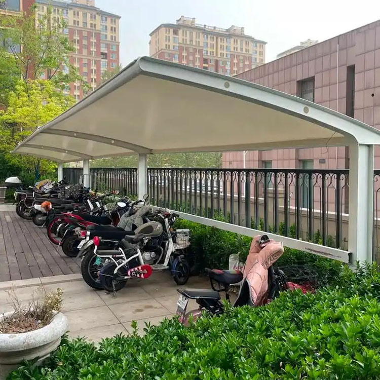 枣强县膜结构电动车棚